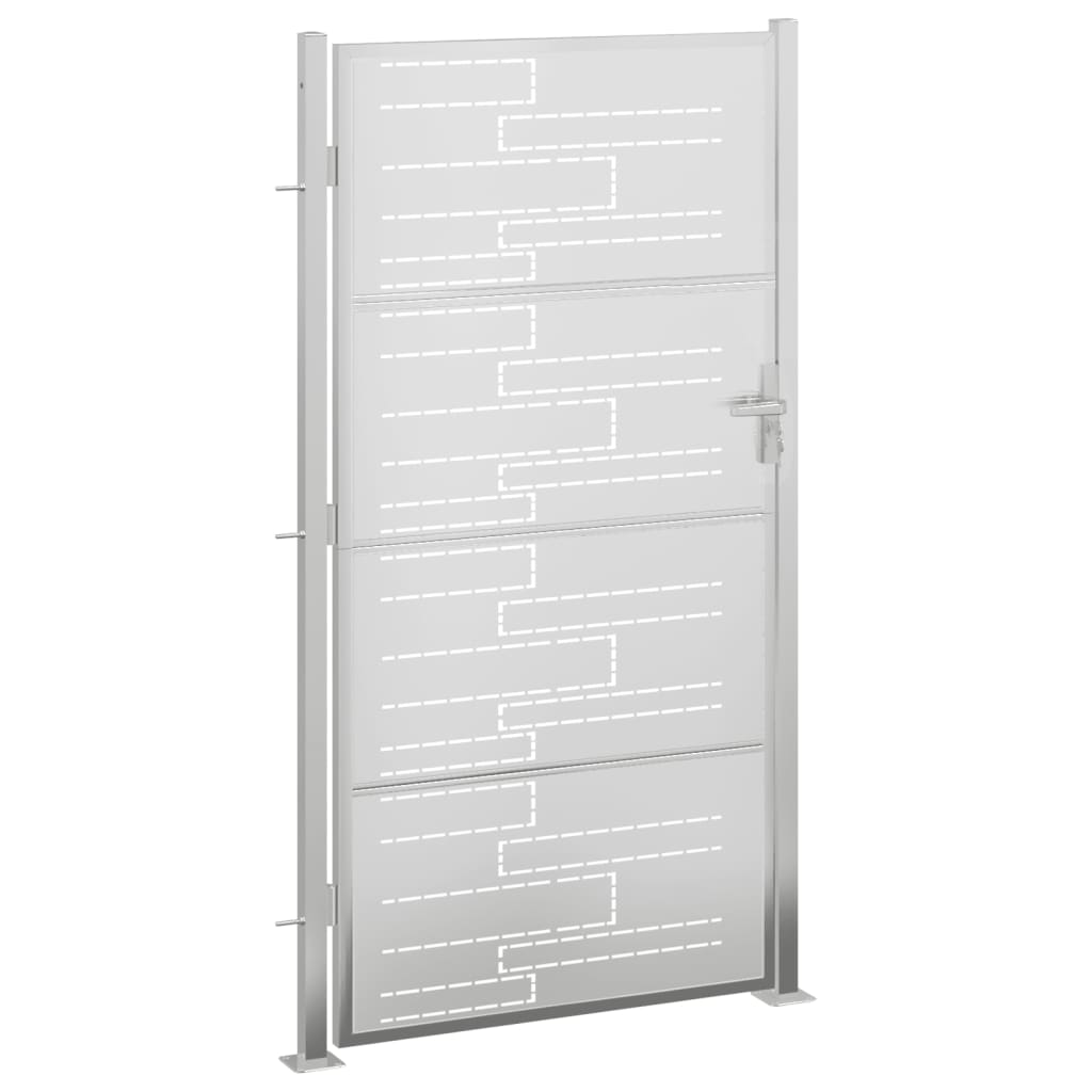 VidaXL Port 100x180 cm rustfrit stål