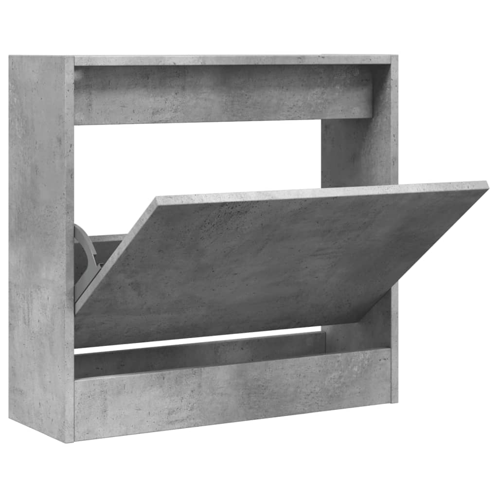 Vidaxx skoskab 60x21x57 cm konstrueret træ betongrå