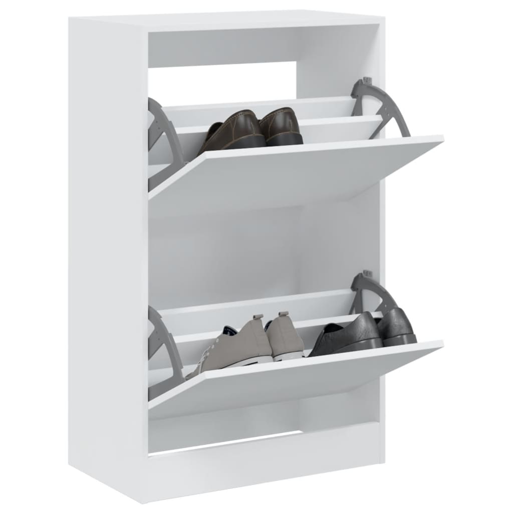 Vidaxx skoskab 60x34x96,5 cm konstrueret træ hvid