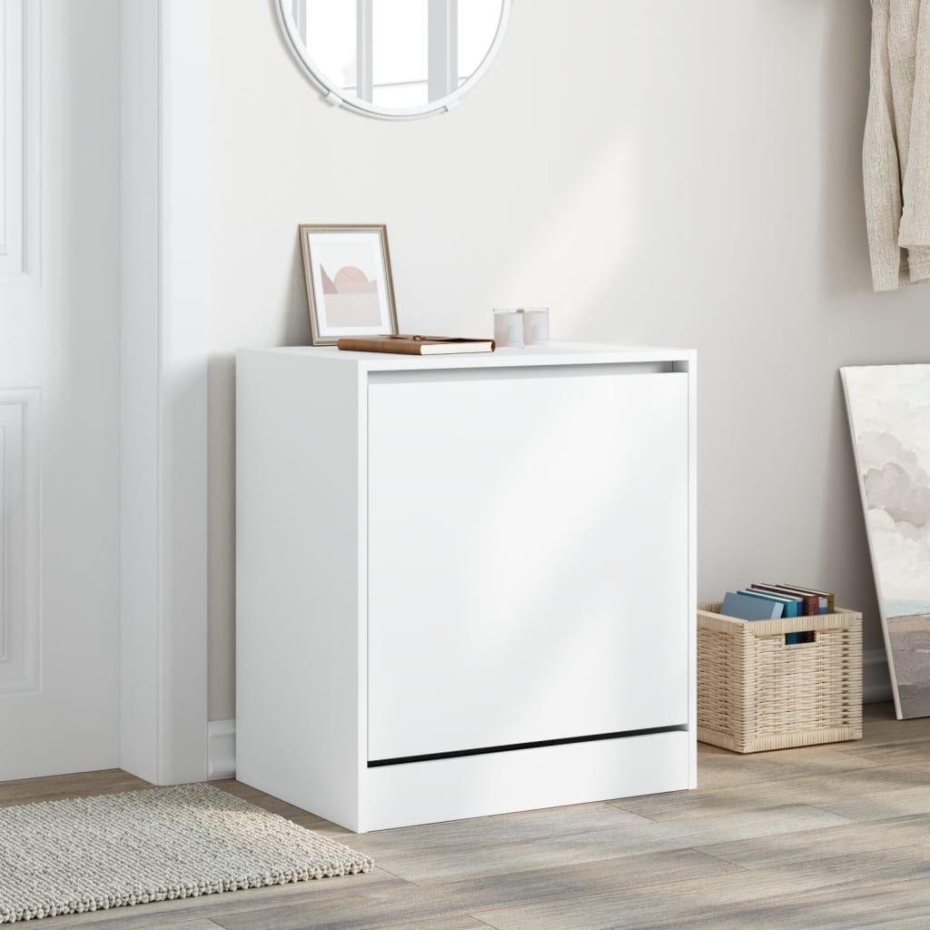 Vidaxx skoskab 60x42x69 cm konstrueret træ hvid