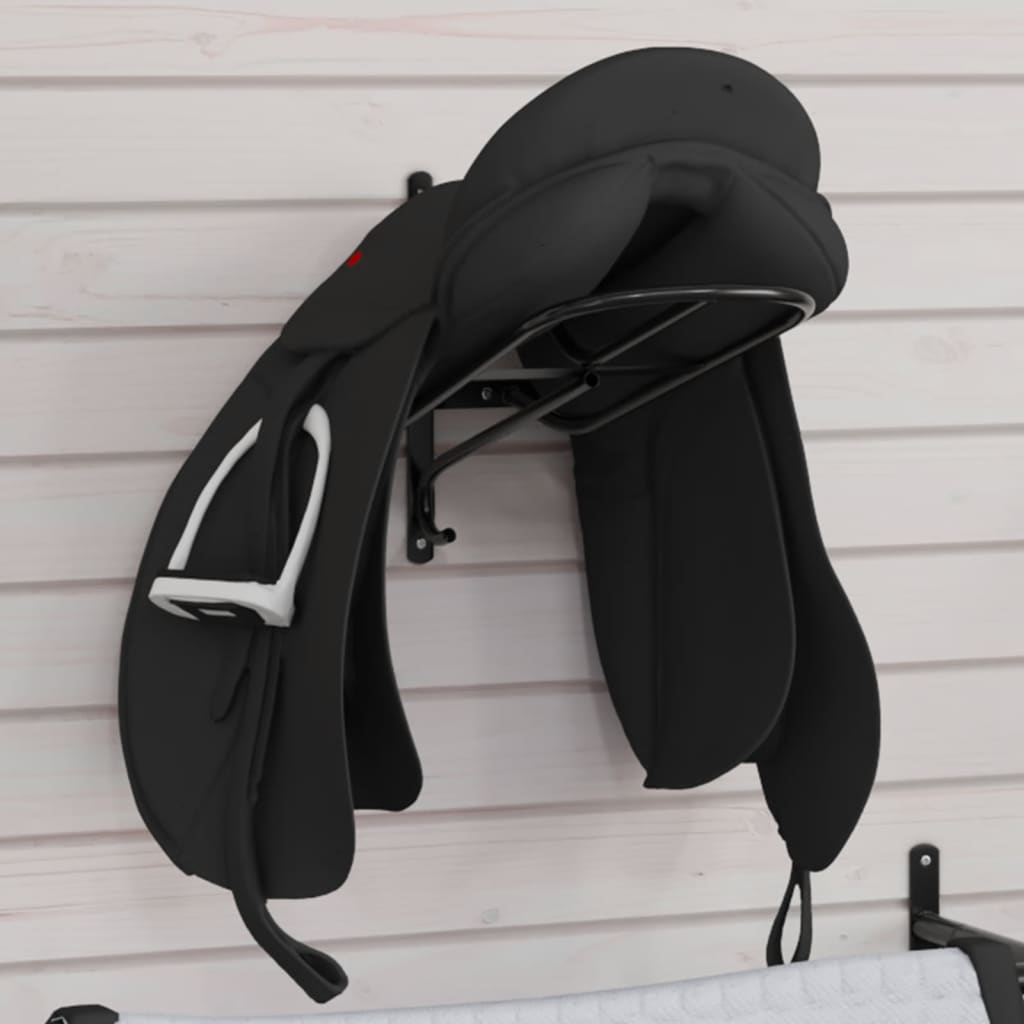 Vidaxx sadelholder væghængt jern sort