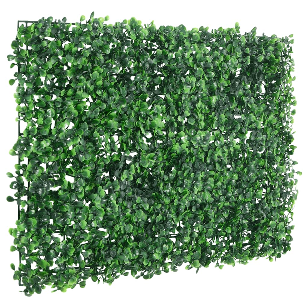 Vidaxl hek met kunstheester 24 st 40x60 cm groen