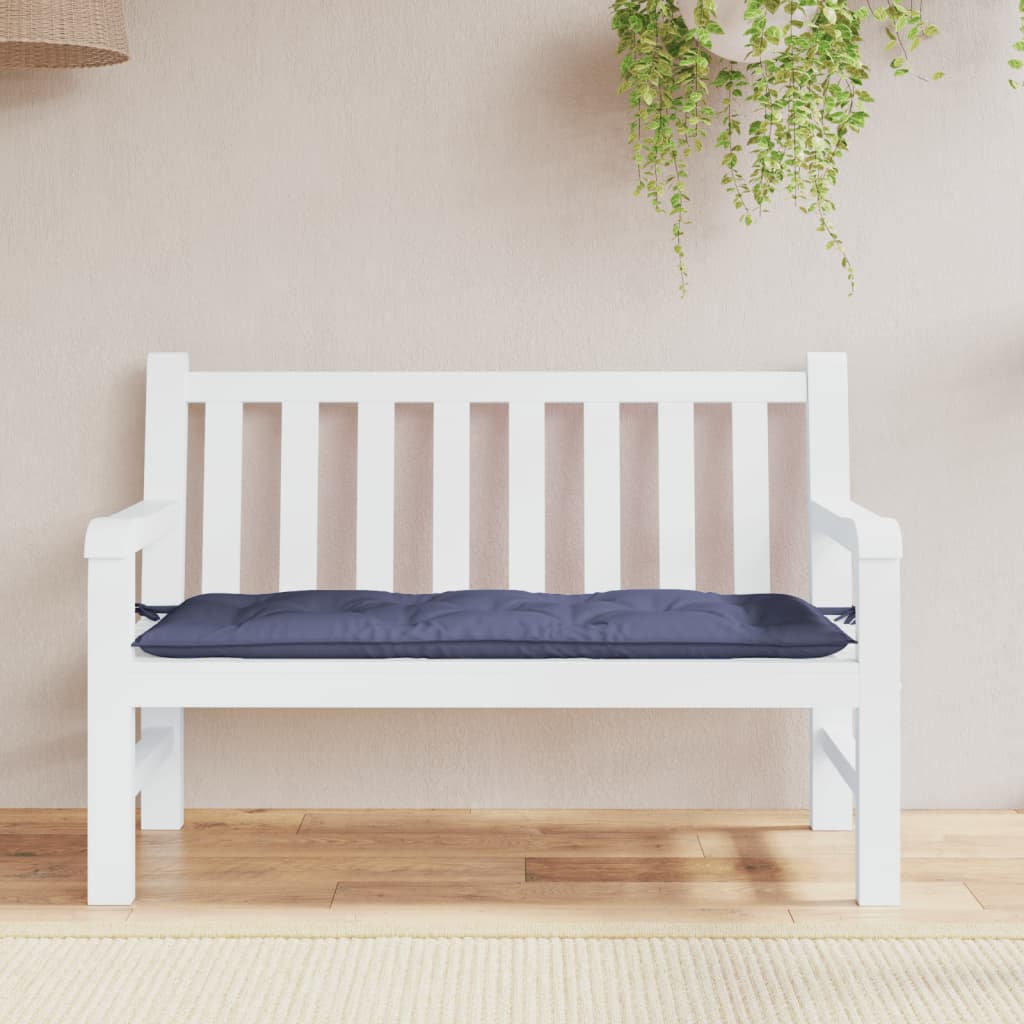 Vidaxx havebænkpude 120x50x7 cm oxford stof marineblå