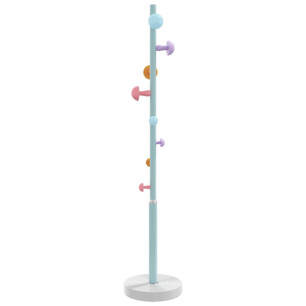 VidaXL knagerække 172 cm pulverlakeret jernblå