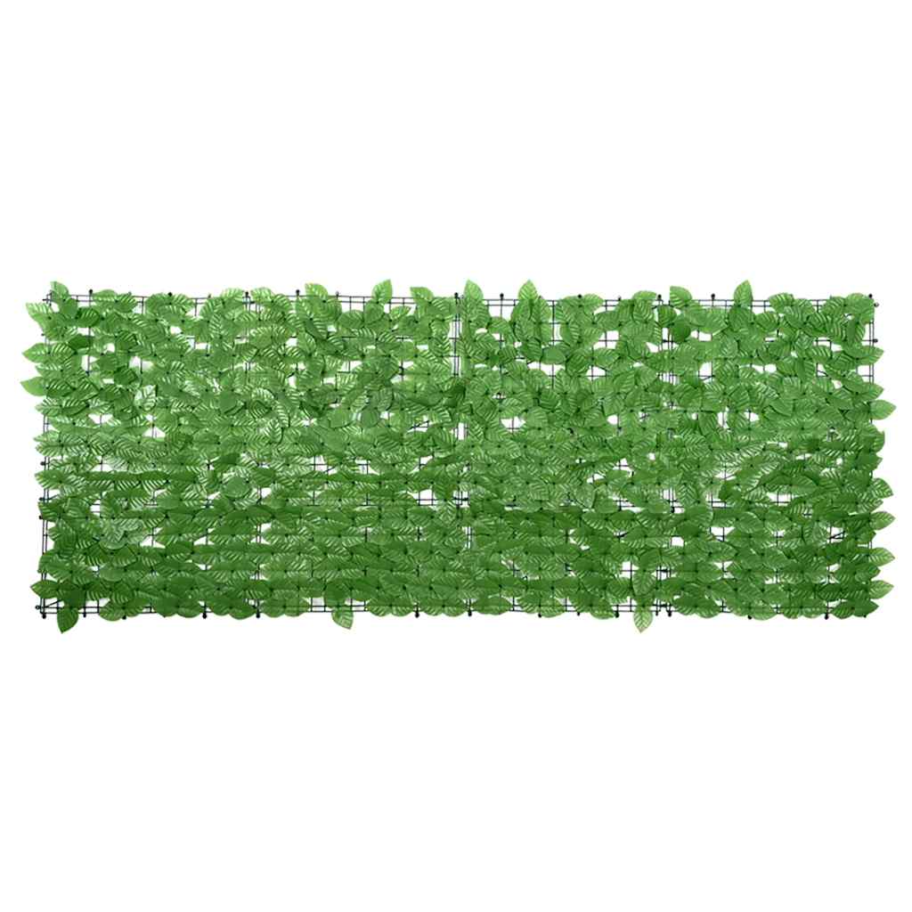 Vidaxxl altanskærm med grønne blade 200x75 cm
