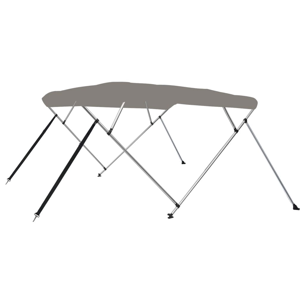 VidaXL bimini top 4 buer 243x196x137 cm grå