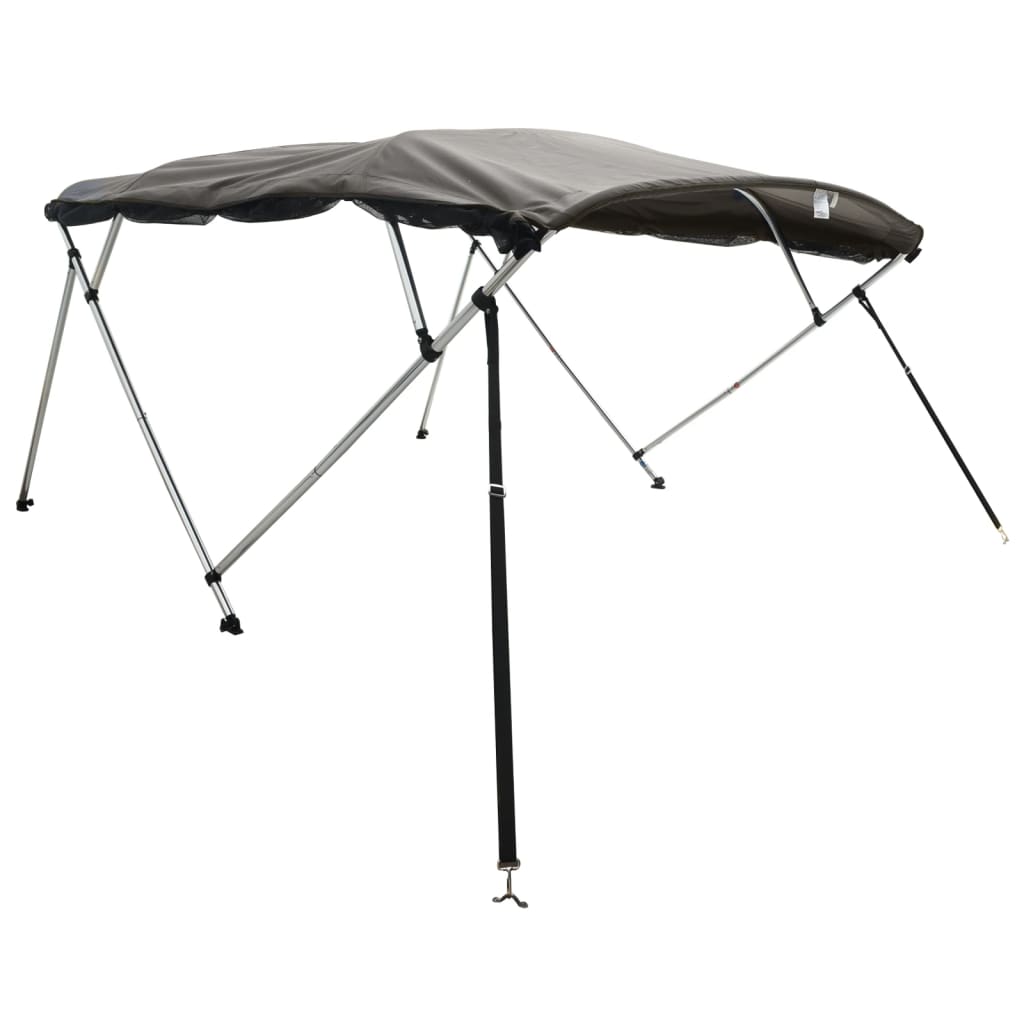 VidaXL bimini top 4 buer med mesh sidevægge 243x(185-198)x137 cm
