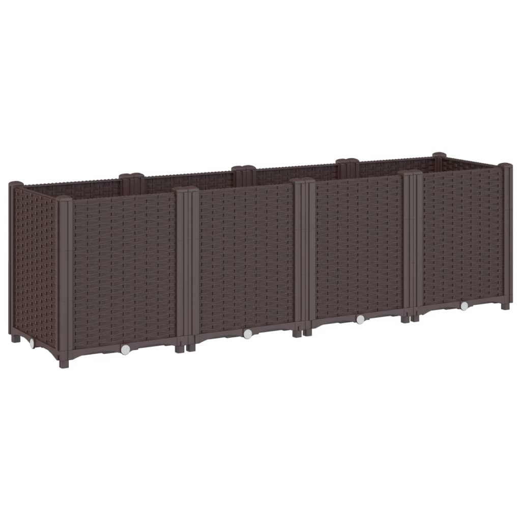 Vidaxx plantekasse 160x40x53 cm polypropylen brun
