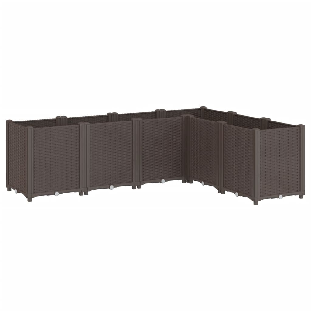 Vidaxx plantekasse 160x120x53 cm polypropylen brun