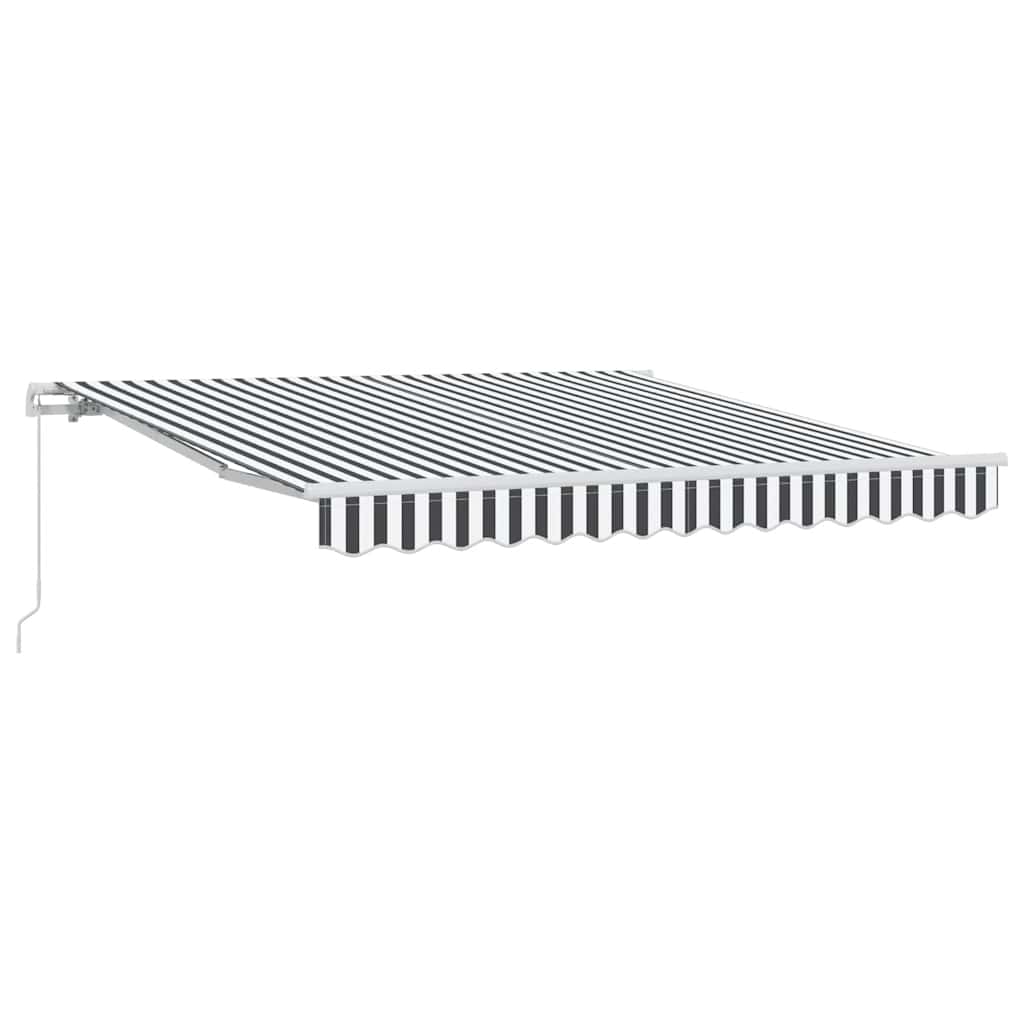 Vidaxx fortelt manuelt udtrækbart 300x250 cm antracit og hvid