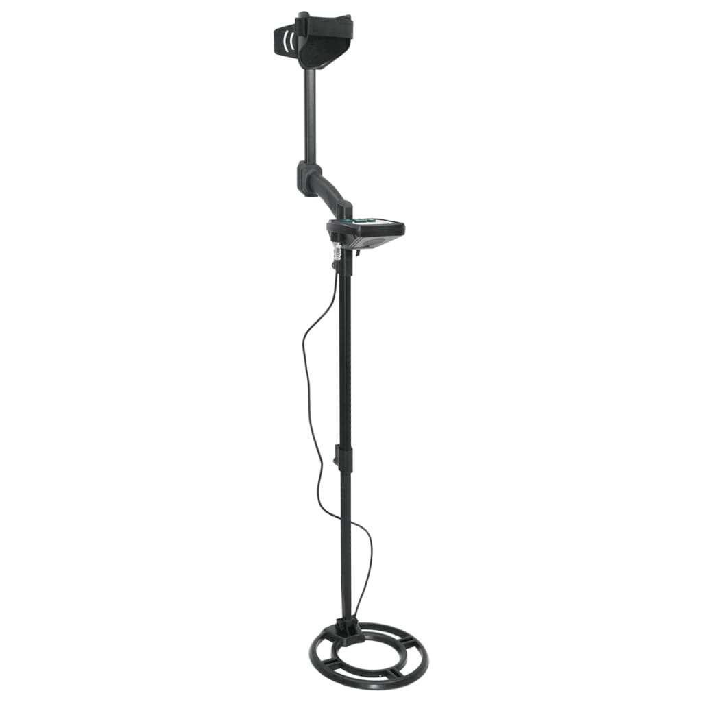Vidaxxl metaldetektor med LCD-skærm, 24 cm søgedybde
