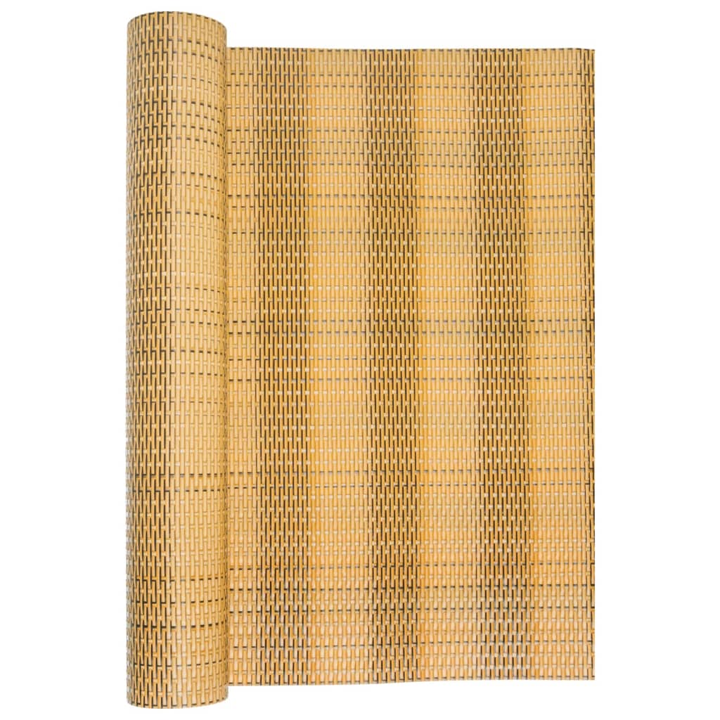Vidaxx altanskærm 1000x100 cm polyrattan lysebrun