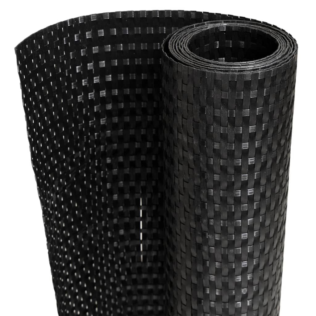 Vidaxx altanskærm 600x90 cm polyrattan sort