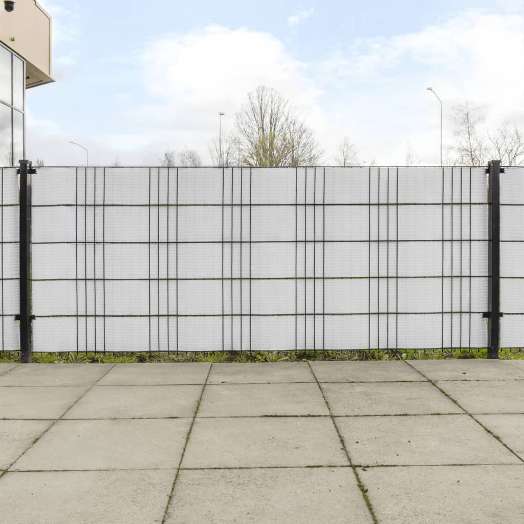 Vidaxx altanskærme 5 stk 255x19 cm polyrattan hvid