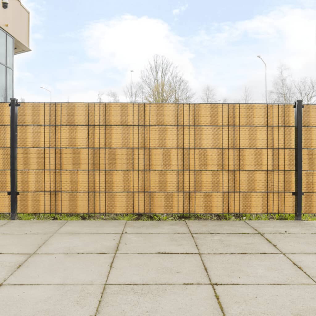 Vidaxx altanskærme 10 stk 255x19 cm polyrattan lysebrun