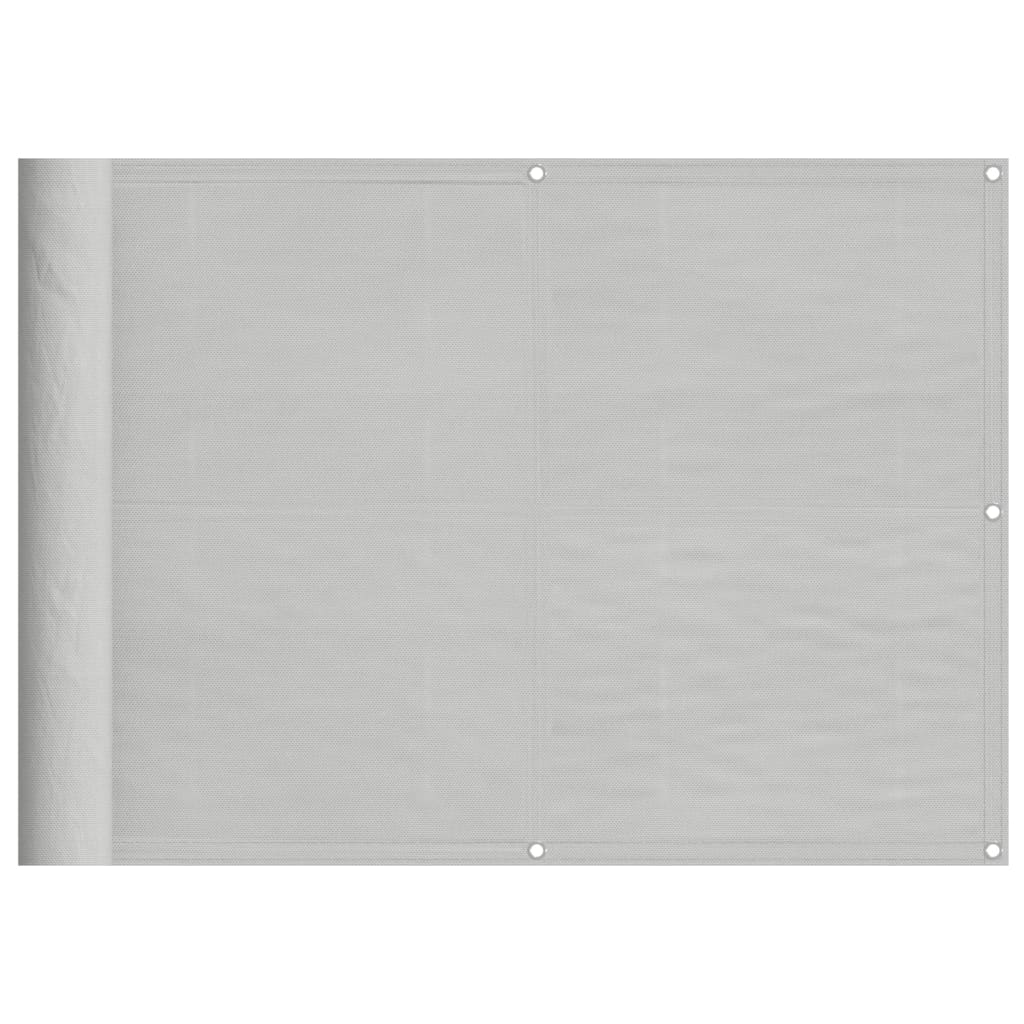 Vidaxx altanskærm 75x600 cm 100% oxford polyester lysegrå