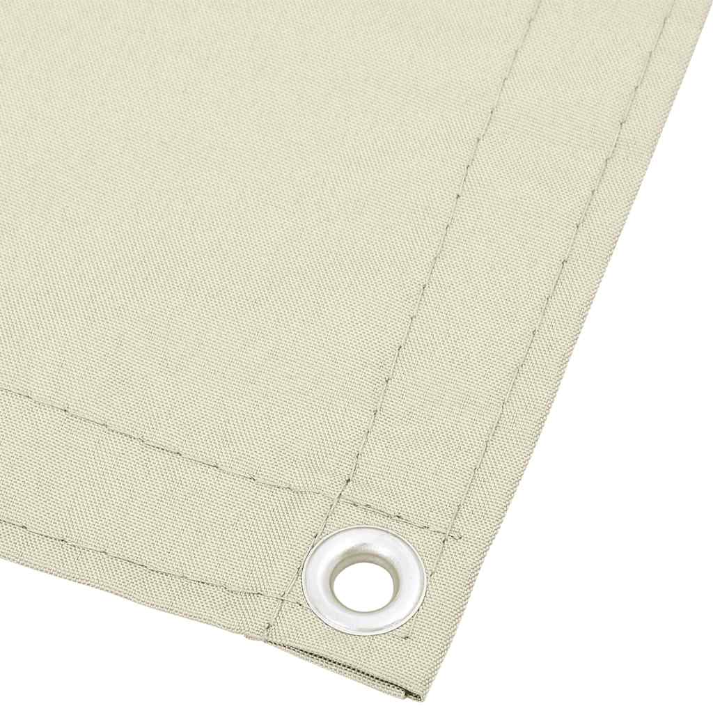 Vidaxx altanskærm 120x1000 cm 100% oxford polyester cremefarvet