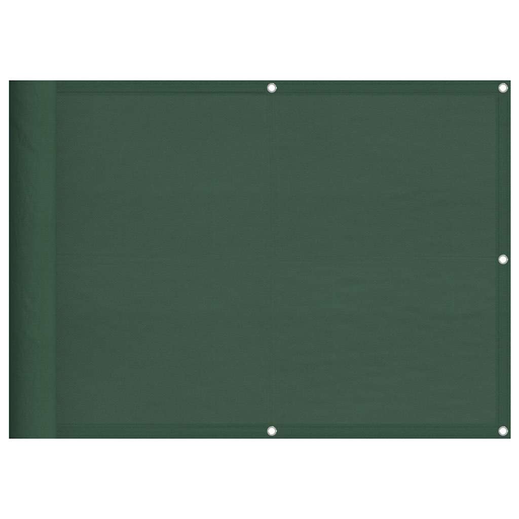 Vidaxl balkonscherm 75x800 cm 100% oxford polyester donkergroen