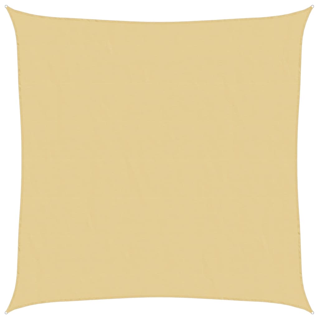 Vidaxl solsejl 3x3 m 100% polyester oxford sandfarvet