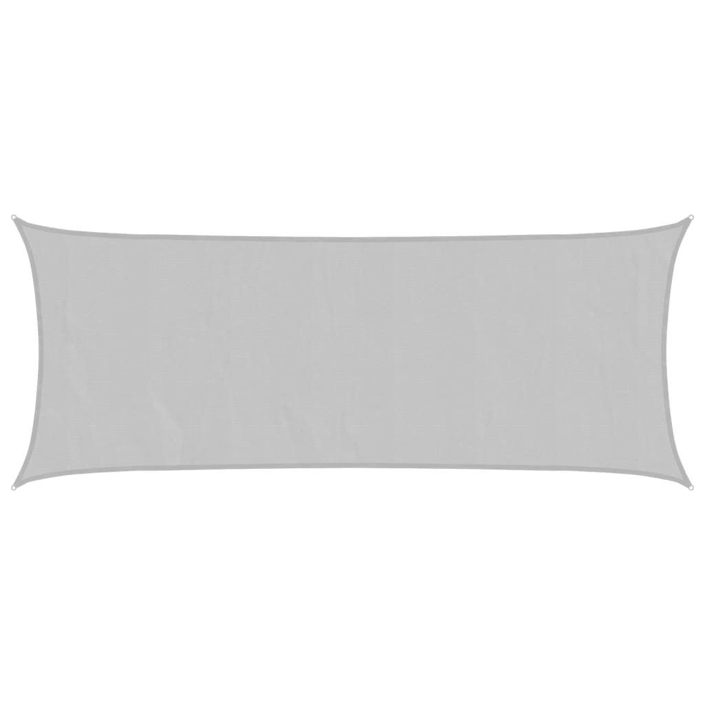 VidaXL Shade sejl 5x2 m 100% polyester oxford lysegrå