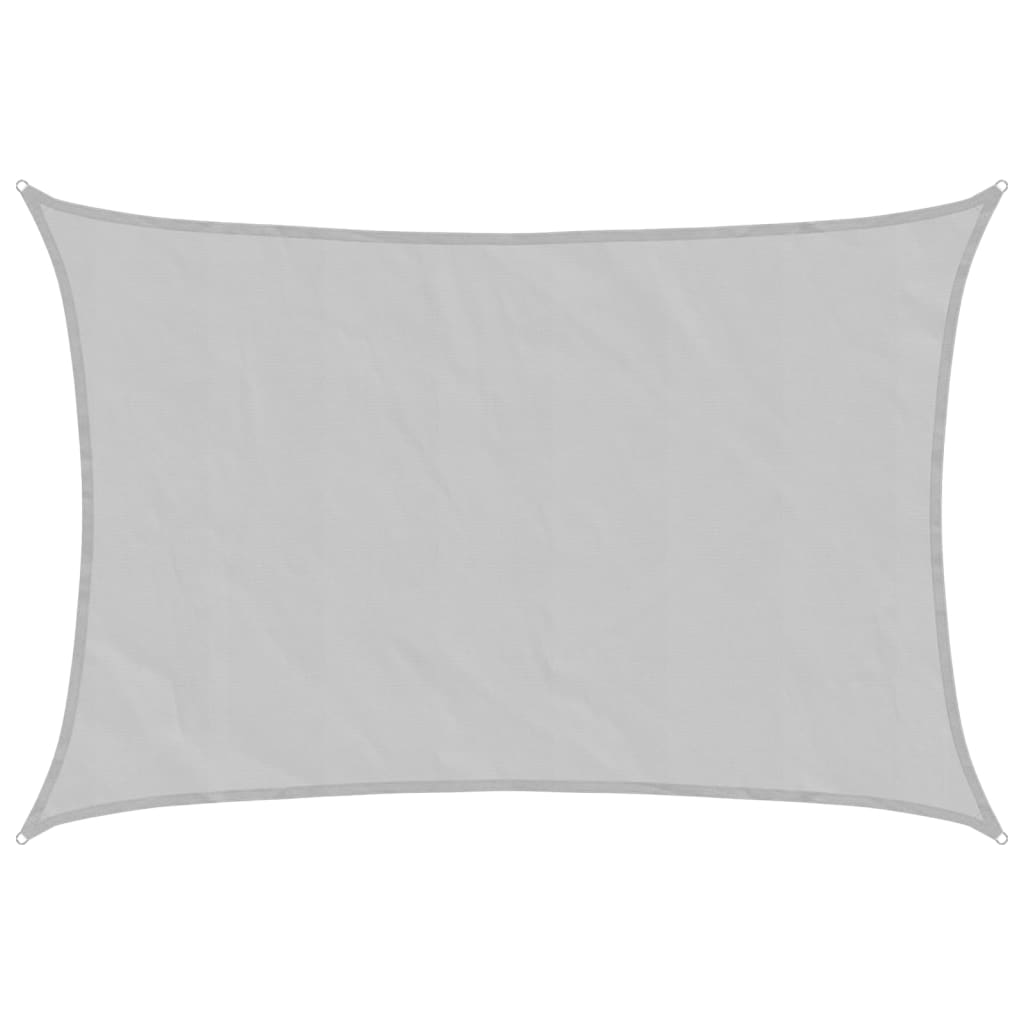 Vidaxx solsejl 4,5x3 m 100% polyester oxford lysegrå