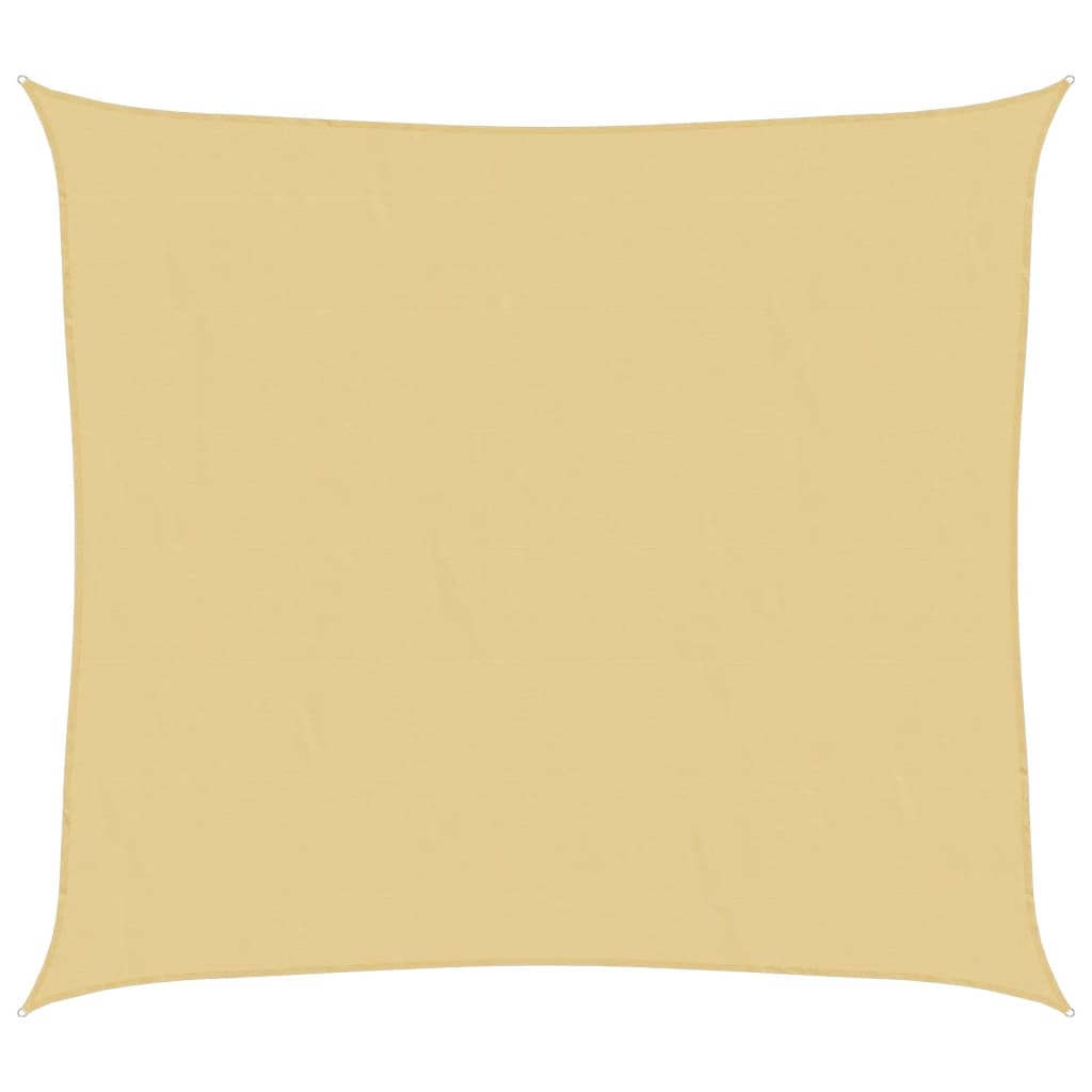 Vidaxl solsejl 3x2,5 m 100% polyester oxford sandfarvet