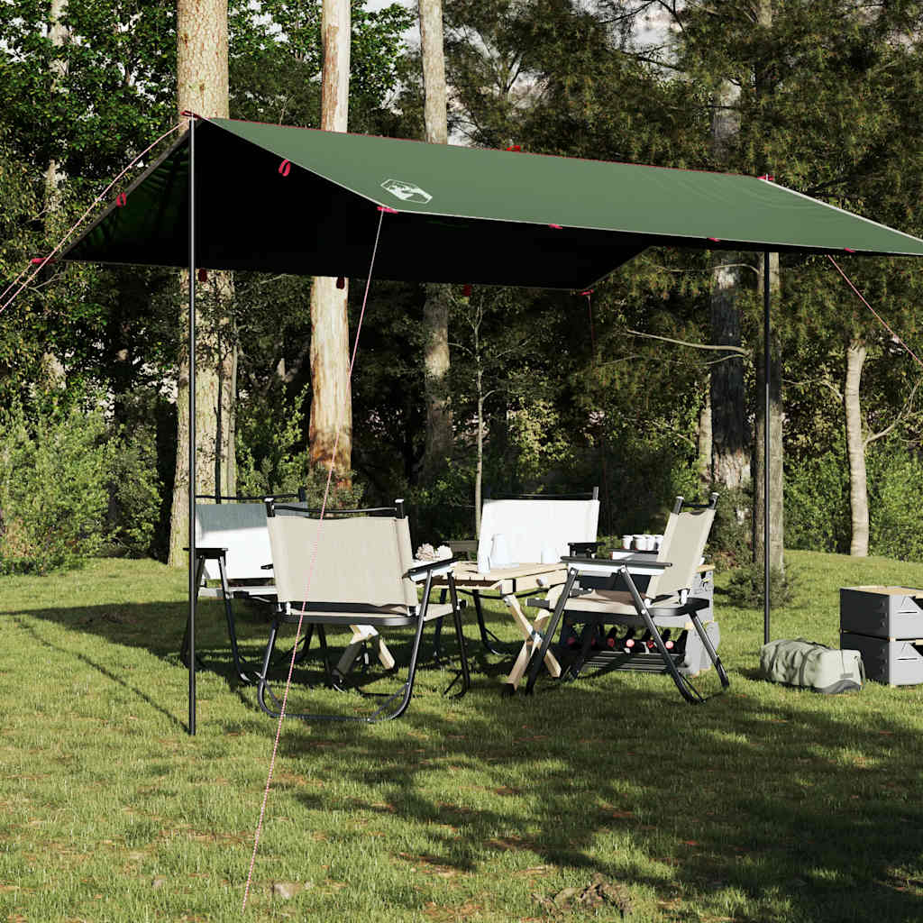Vidaxx campingfortelt vandtæt 360x294 cm grøn