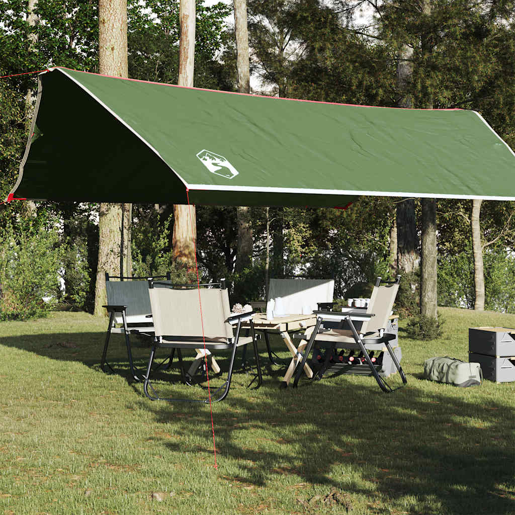 Vidaxx campingfortelt vandtæt 500x294 cm grøn