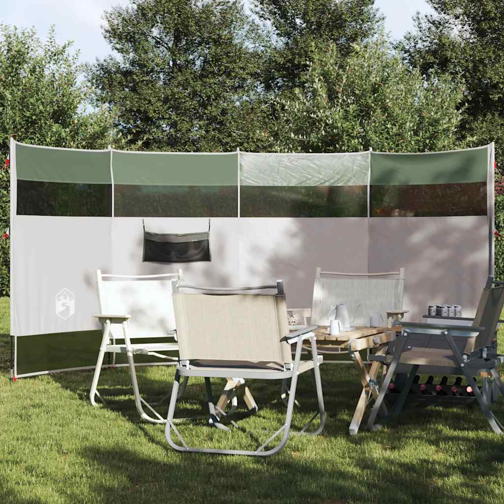 VidaXL forrude camping vandtæt 366x152x152 cm grøn