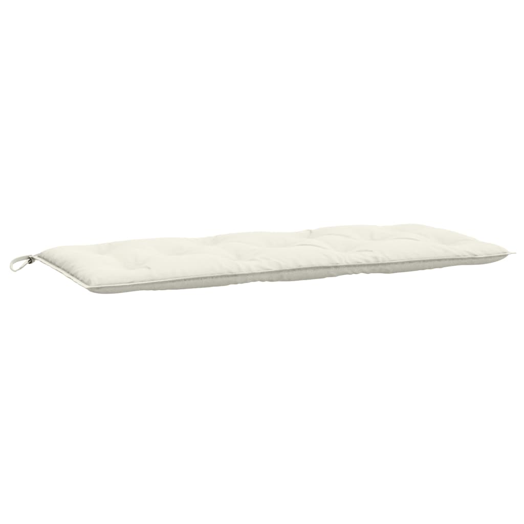 VidaXL havebænkpude 120x50x7 cm stof blandet creme