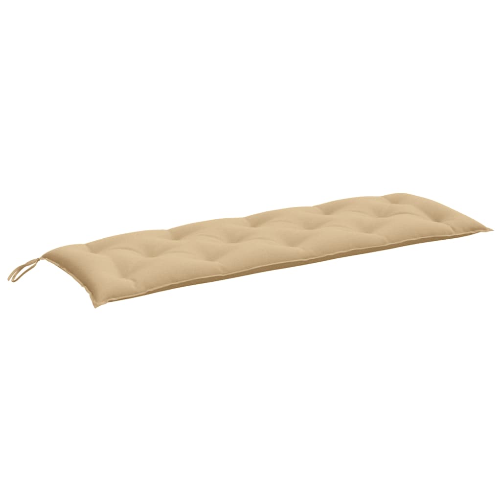 VidaXL havebænkpude 150x50x7 cm stof blandet beige
