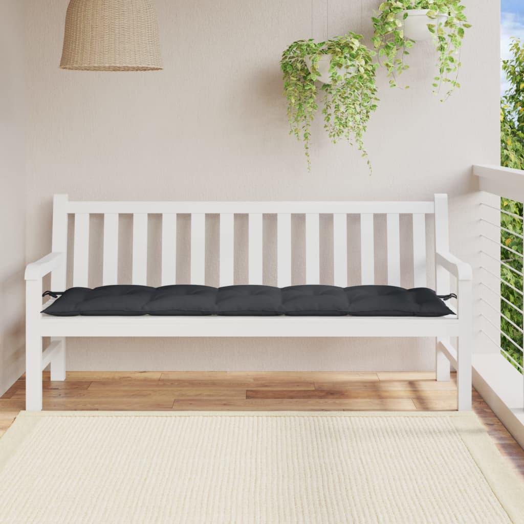 Vidaxx havebænkpude 180x50x7 cm stof blandet antracit