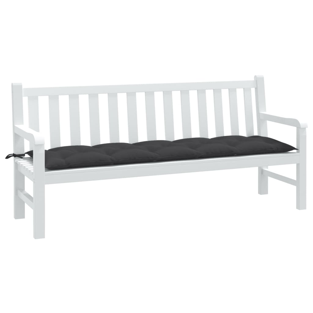 Vidaxx havebænkpude 180x50x7 cm stof blandet antracit