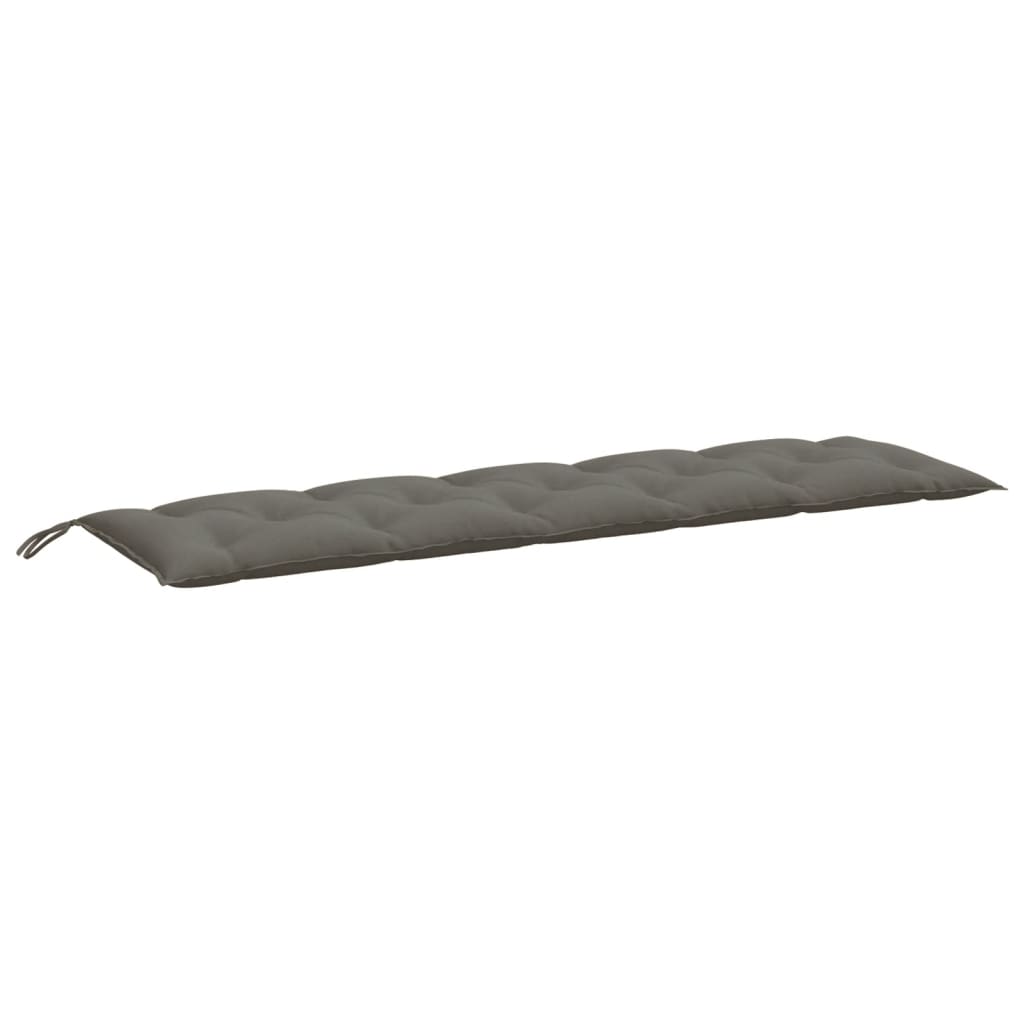 Vidaxx havebænkpude 180x50x7 cm stof blandet mørkegrå