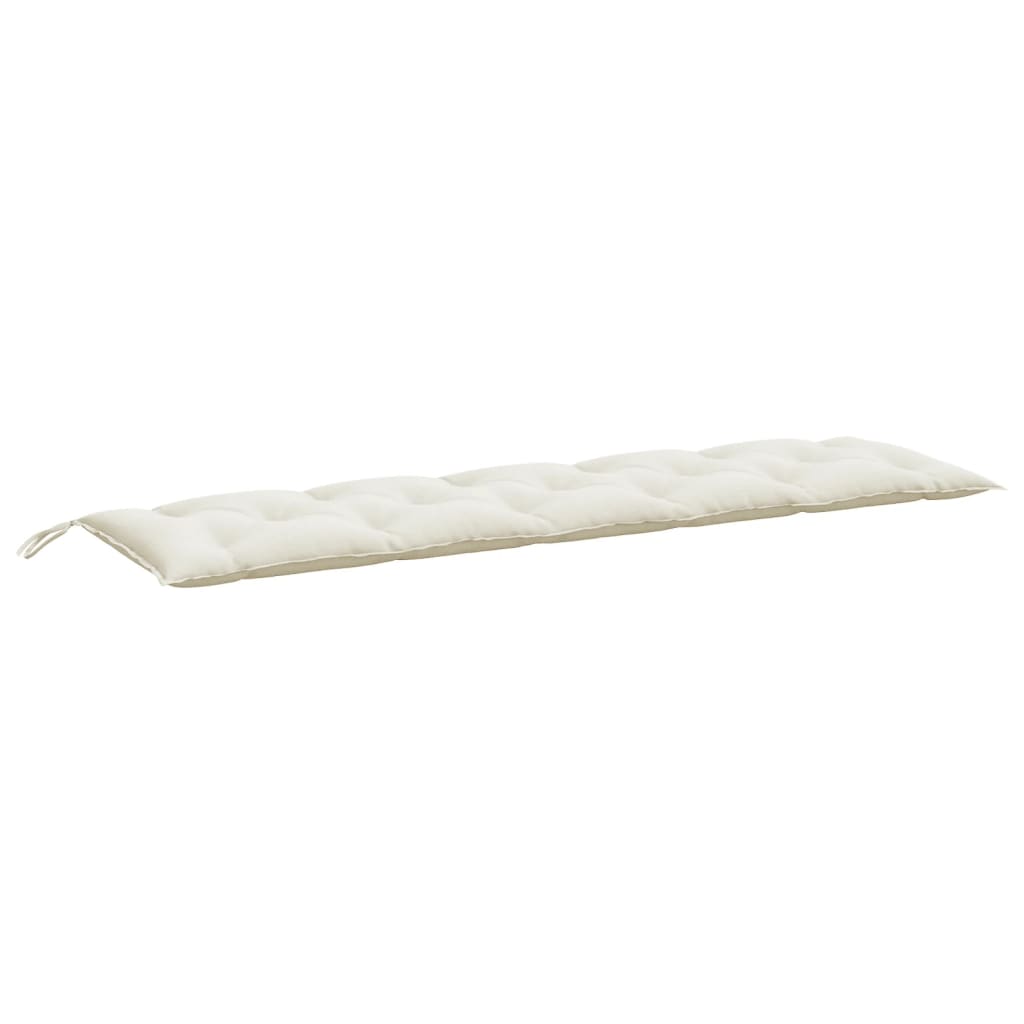Vidaxx havebænkpude 180x50x7 cm stof blandet creme