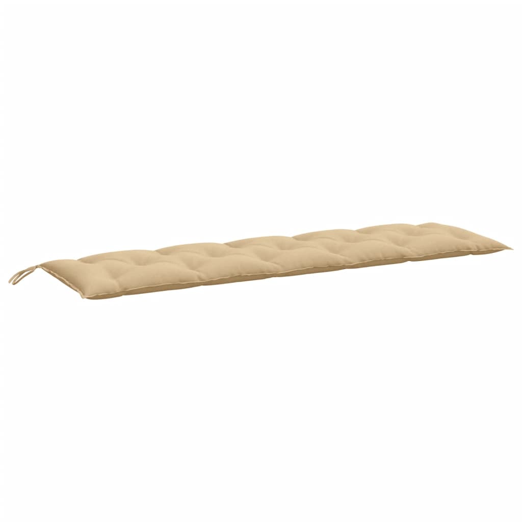 VidaXL havebænkpude 180x50x7 cm stof blandet beige