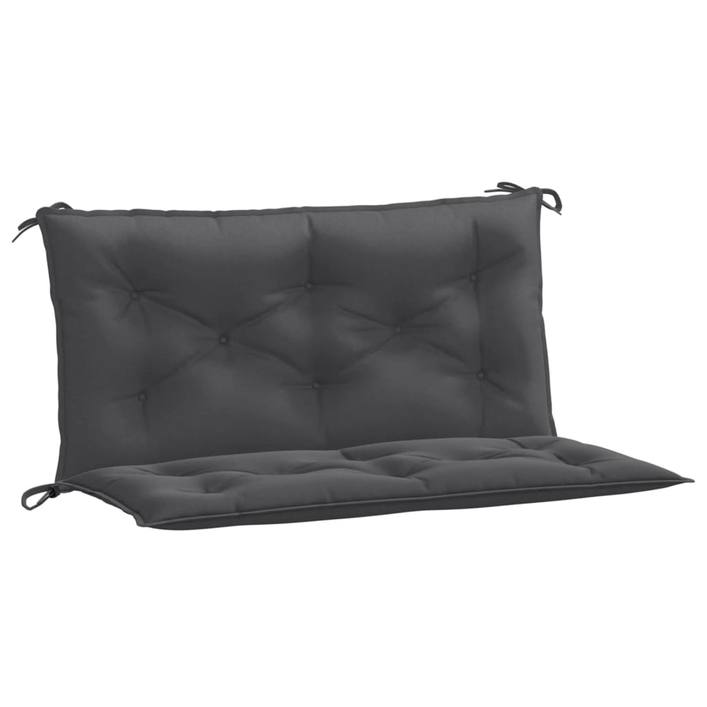 Vidaxx havebænkhynder 2 stk 100x50x7 cm stof blandet antracit