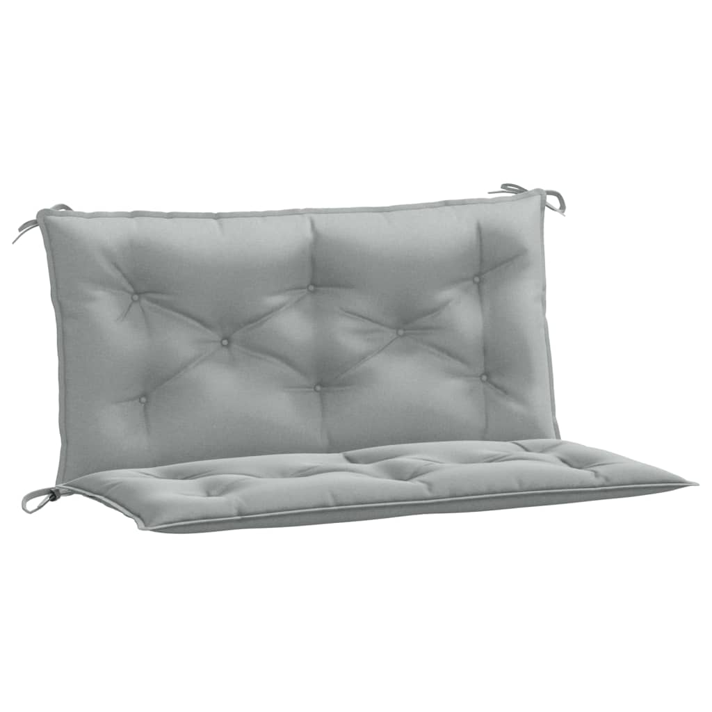 Vidaxx havebænkhynder 2 stk 100x50x7 cm stof blandet lysegrå