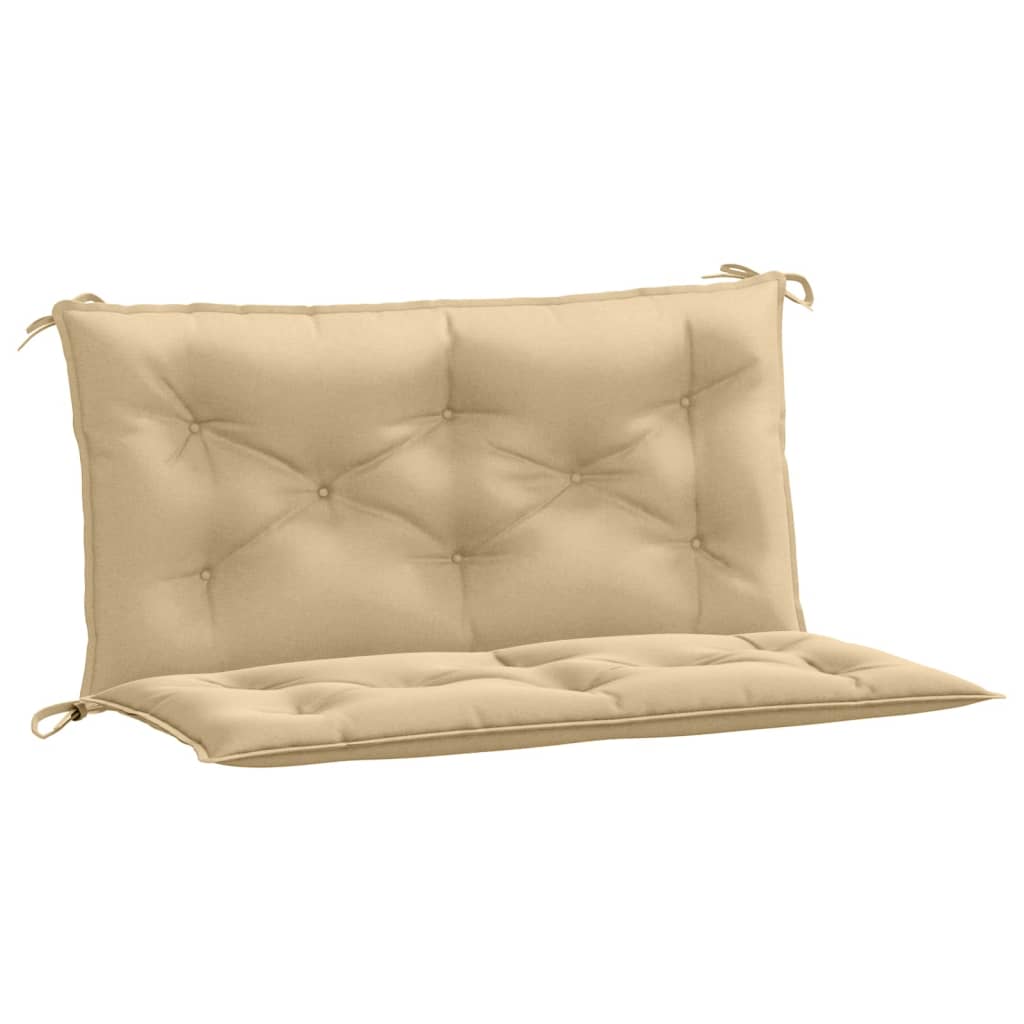 Vidaxx havebænkhynder 2 stk 100x50x7 cm stof blandet beige