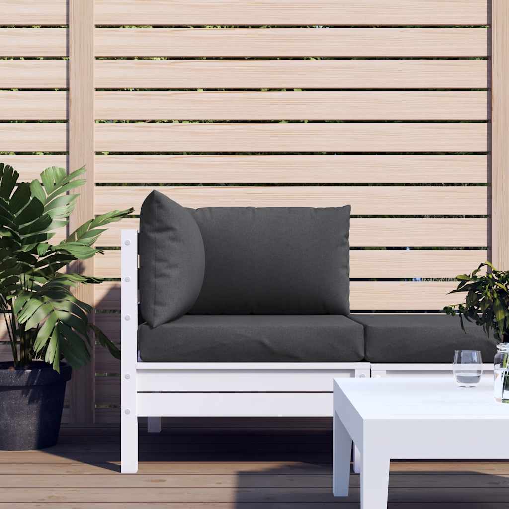 Vidaxl pallehynder 3 stk stof, blandet antracit