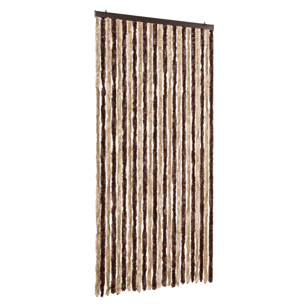 Vidaxx fluegardin 100x200 cm chenillebeige og lysebrun