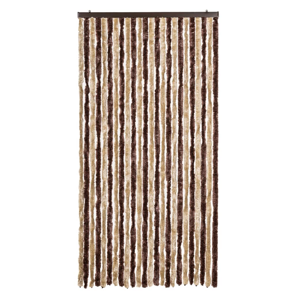 Vidaxx fluegardin 100x200 cm chenillebeige og lysebrun