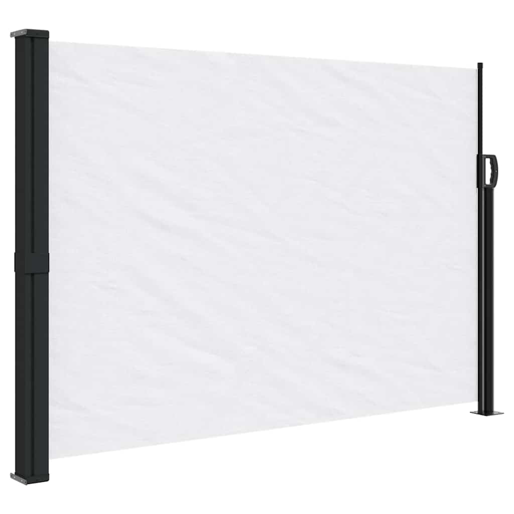 Vidaxx udtrækbar vindskærm 140x300 cm hvid