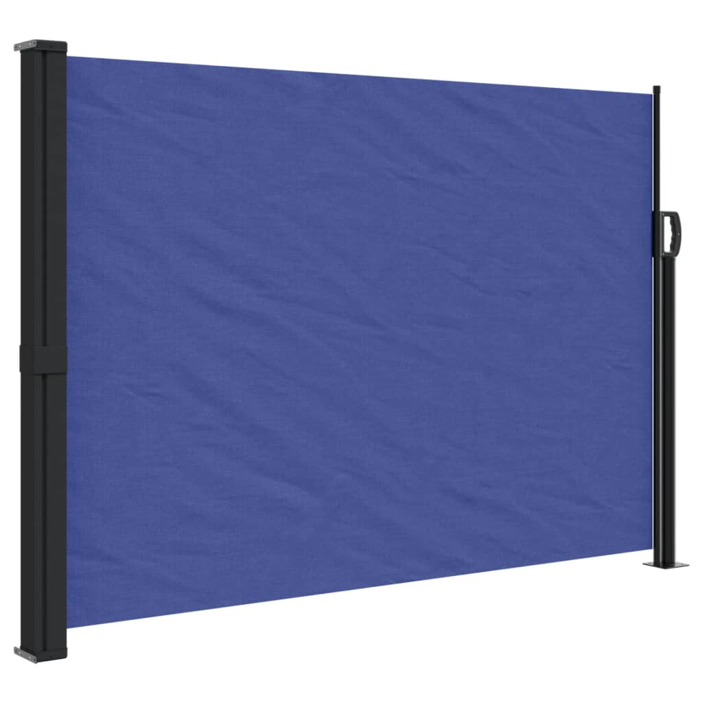 Vidaxx udtrækbar vindskærm 140x500 cm blå