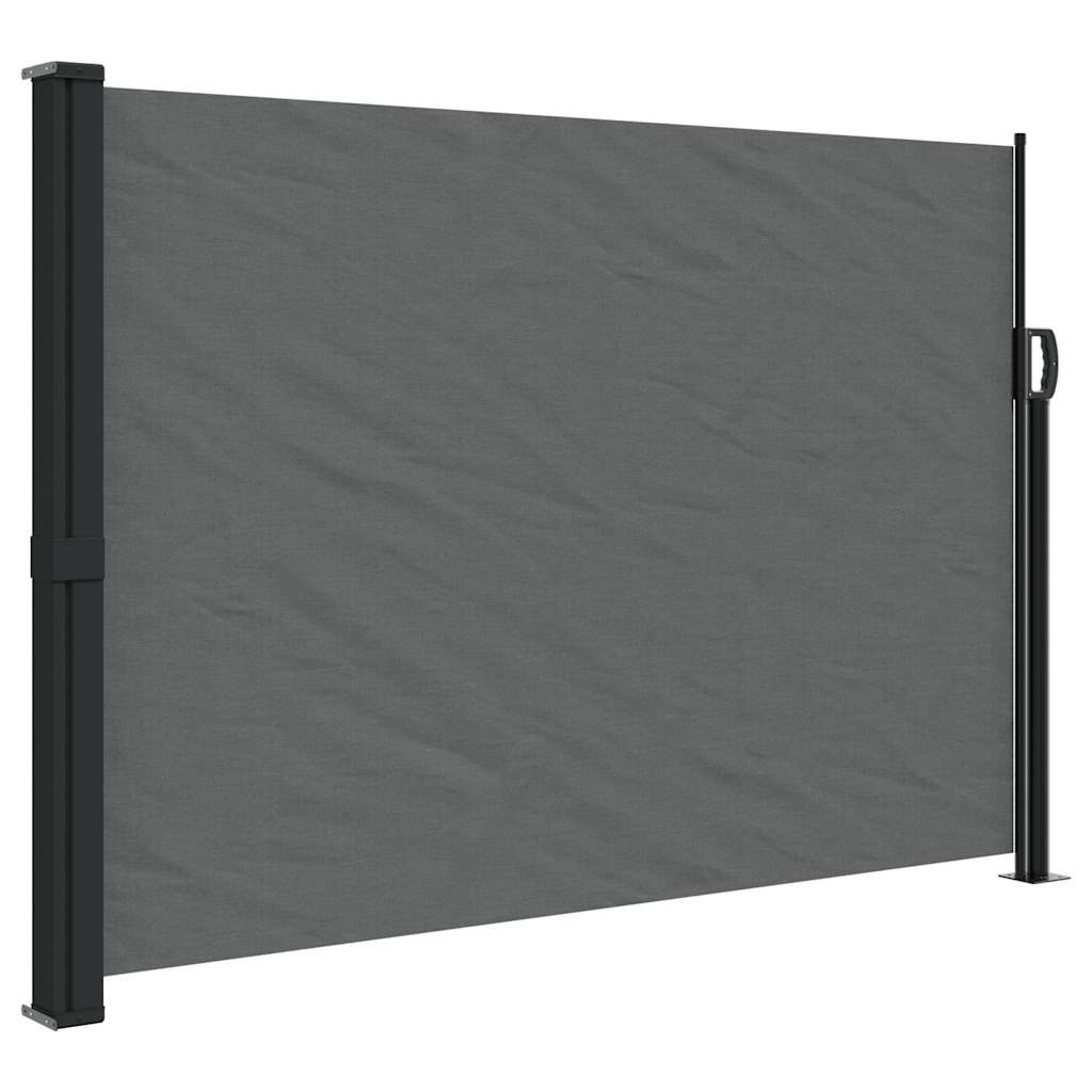 Vidaxx extendable side awning anthracite 140x500 cm