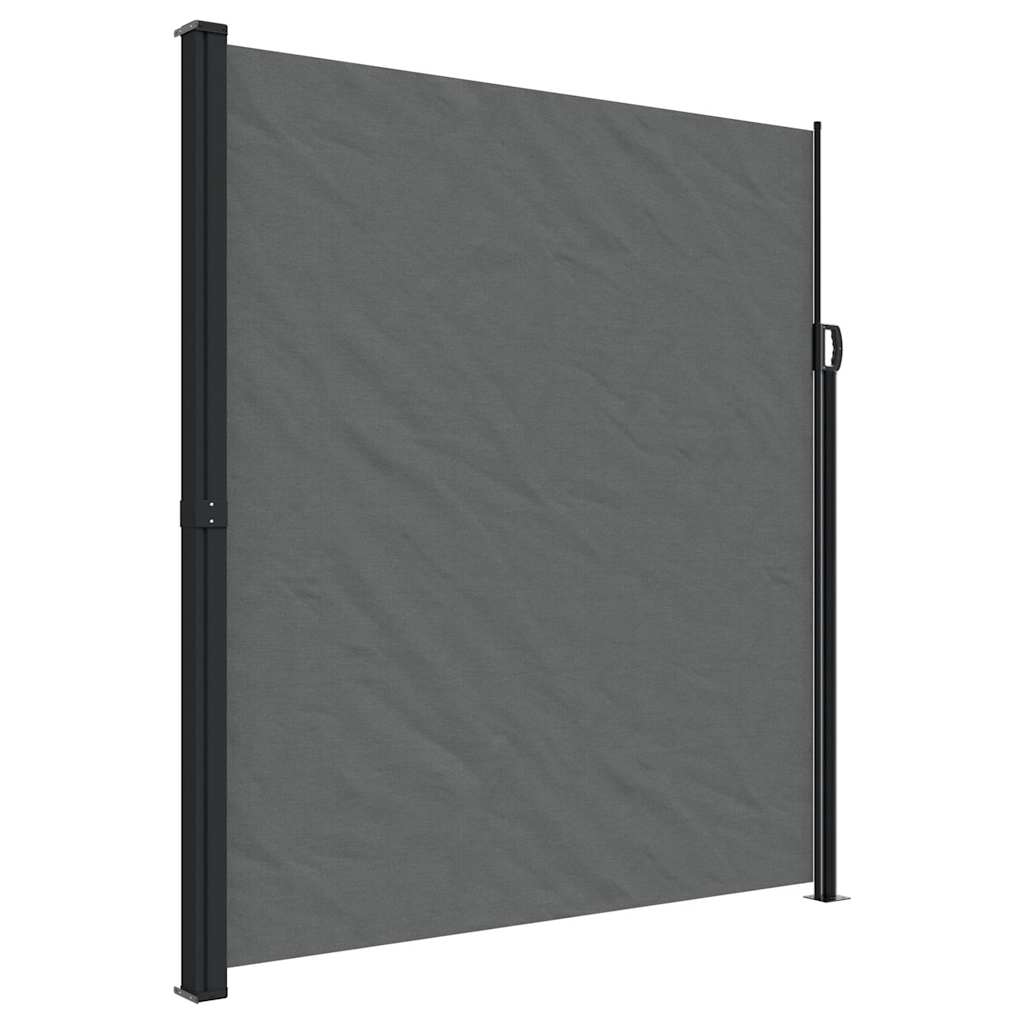 Vidaxx udtrækbar vindskærm 220x500 cm antracit
