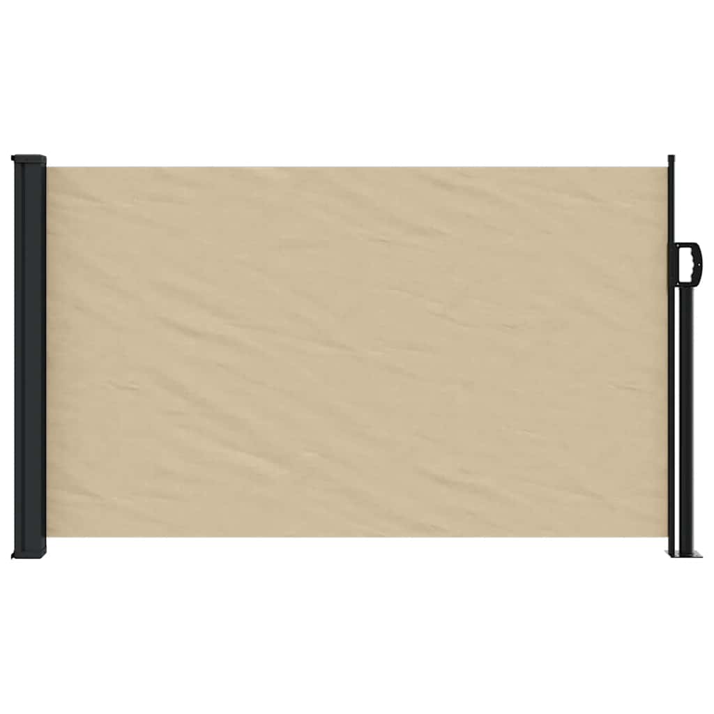 Vidaxx udtrækbar vindskærm 120x600 cm beige