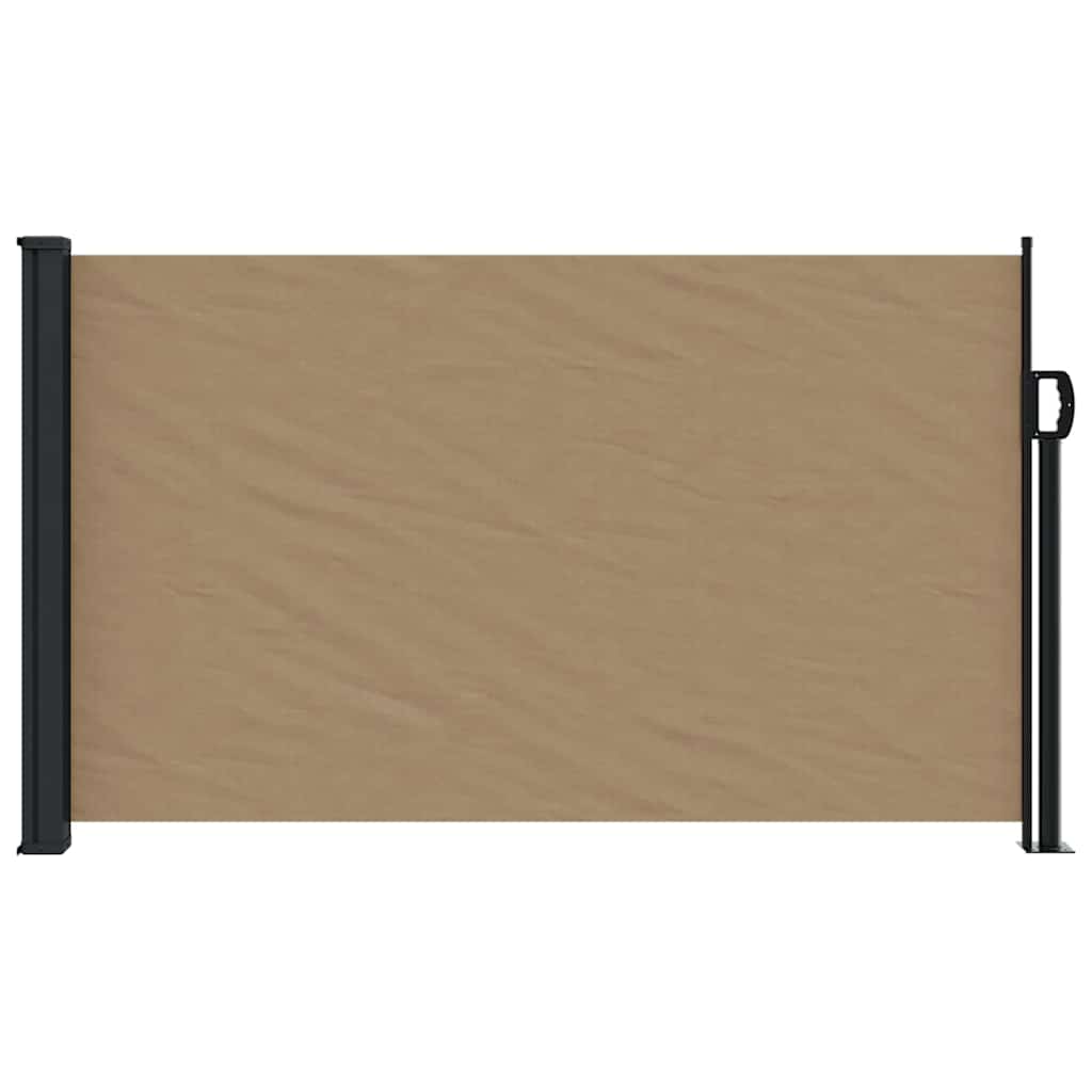 Vidaxx udtrækbar vindskærm 120x600 cm taupe
