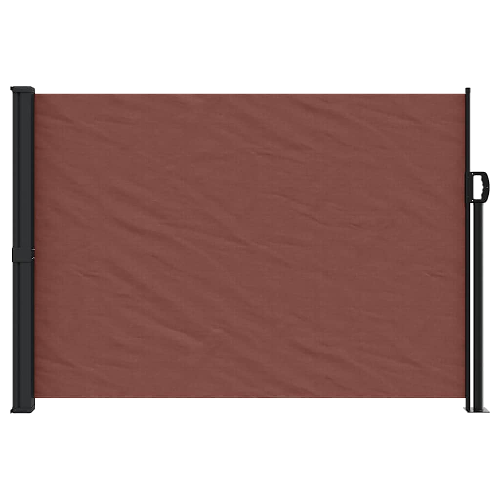 Vidaxx udtrækbar vindskærm 140x600 cm brun