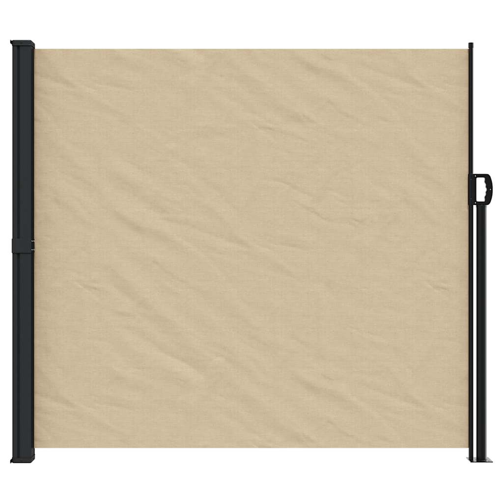 Vidaxx udtrækbar vindskærm 180x600 cm beige